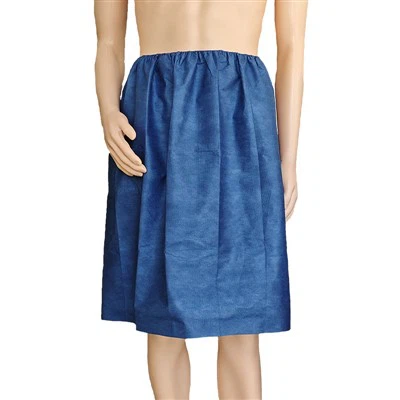 Hastane Muayenesi Tek Kullanımlık SMS Dokunmayan Etek Hasta Elbiseleri Kauçuk Bel ile Jino Etek